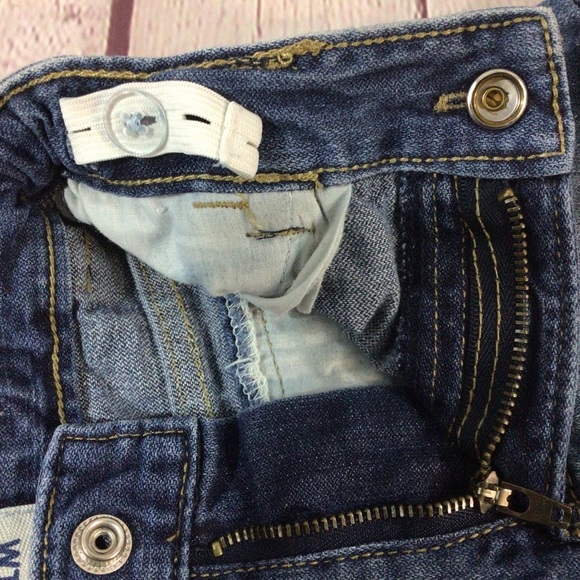 WonderKids Blue Denim Jean Cotton Cargo Shorts - Size 18 Months - Picture 9 of 9